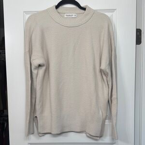 ABERCROMBIE | Soft A&F Collection Cream Sweater | SIZE XS